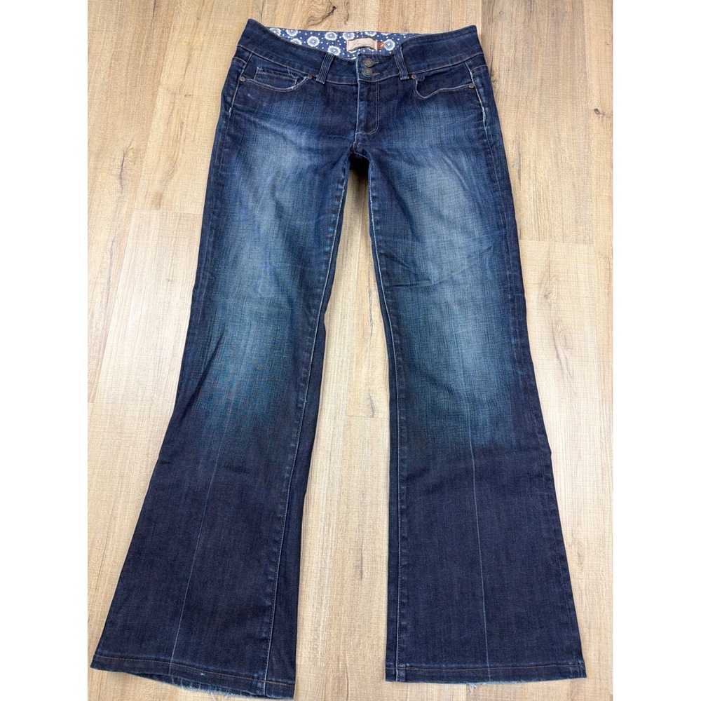Paige Premium Denim Hidden Hills Bootcut Jeans Dark Wash Size 30 Made in USA
